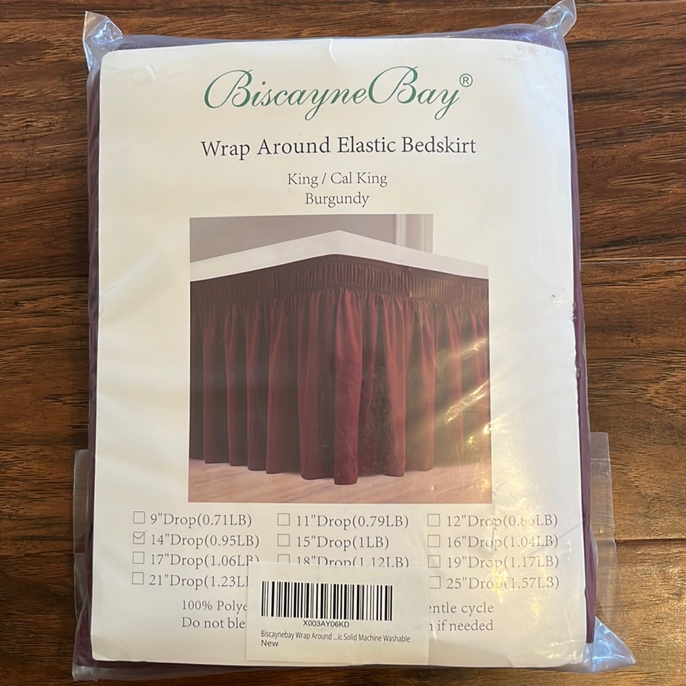 Biscayne bay wraparound bedskirt